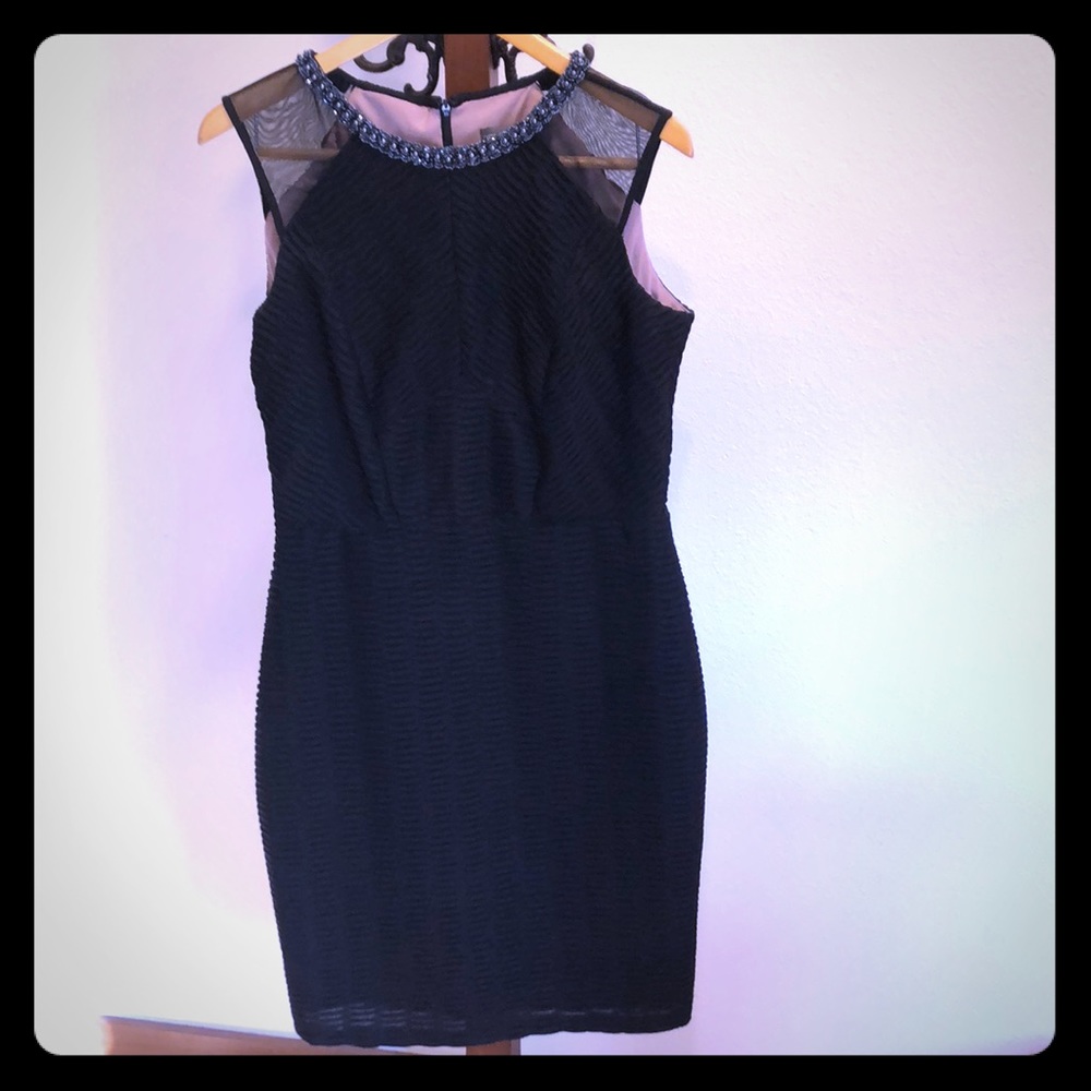 Black cocktail dress